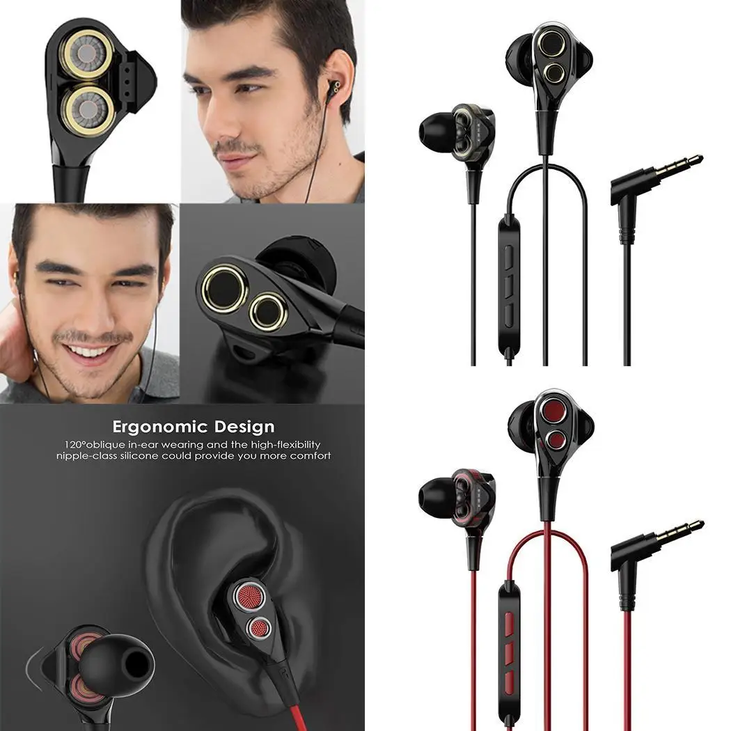 Универсальные басовые наушники-вкладыши музыкальные наушники общие да 20-20000 Гц