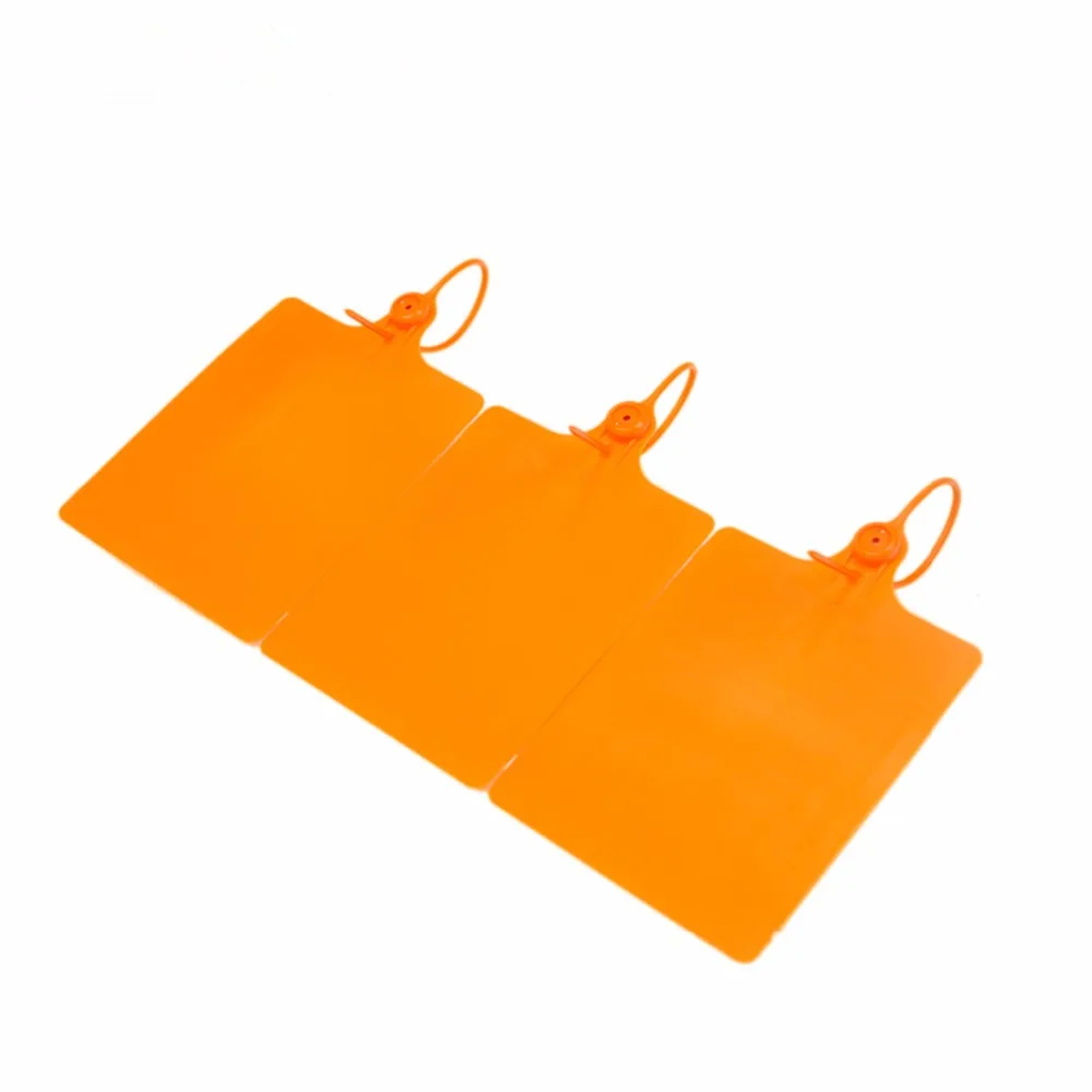 80X10 0 мм самоблокирующаяся ярлык для доставки оранжевая Стяжка с отметкой в