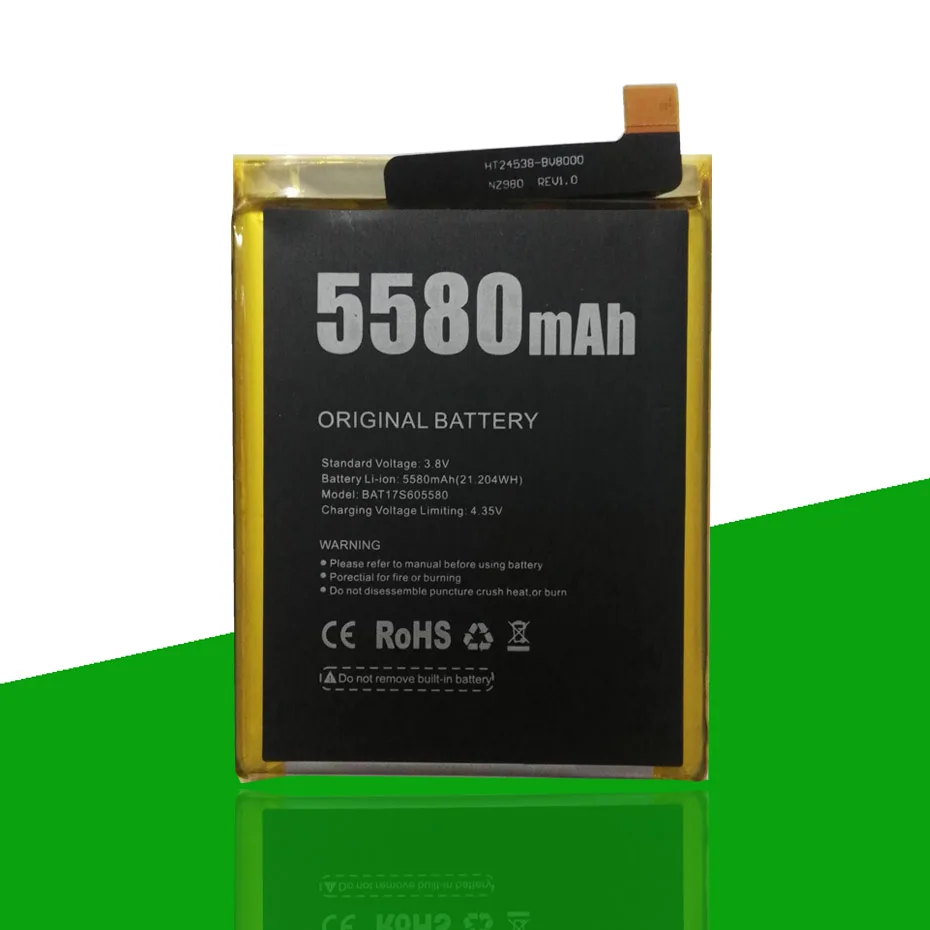 5 шт./лот 5580 mAh Doogee S60 Lite S60Lite мобильного телефона Батарея аккумулятор | Мобильные