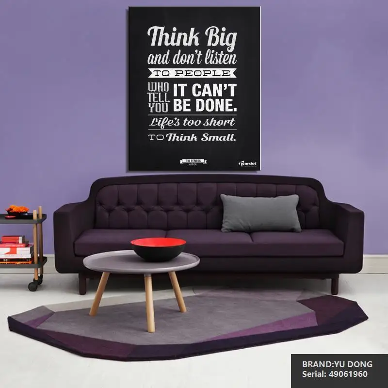 Маркетинг 3 цитатой Плакат стены Искусства Аватар Печать на Холсте живопись для