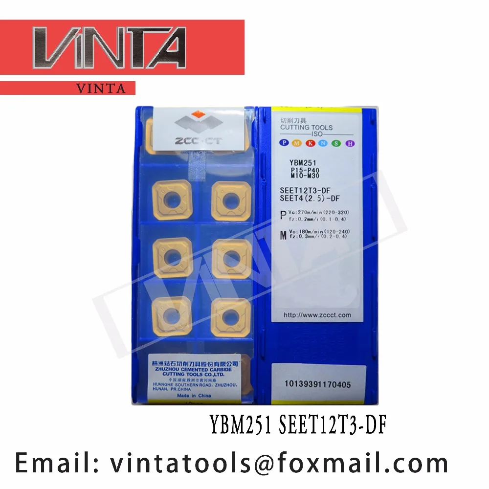 

High quality 10pcs/lots YNG151C YBC301 YBM251 YBC302 YBG202 YBG302 SEET12T3-DF cnc carbide threading milling inserts