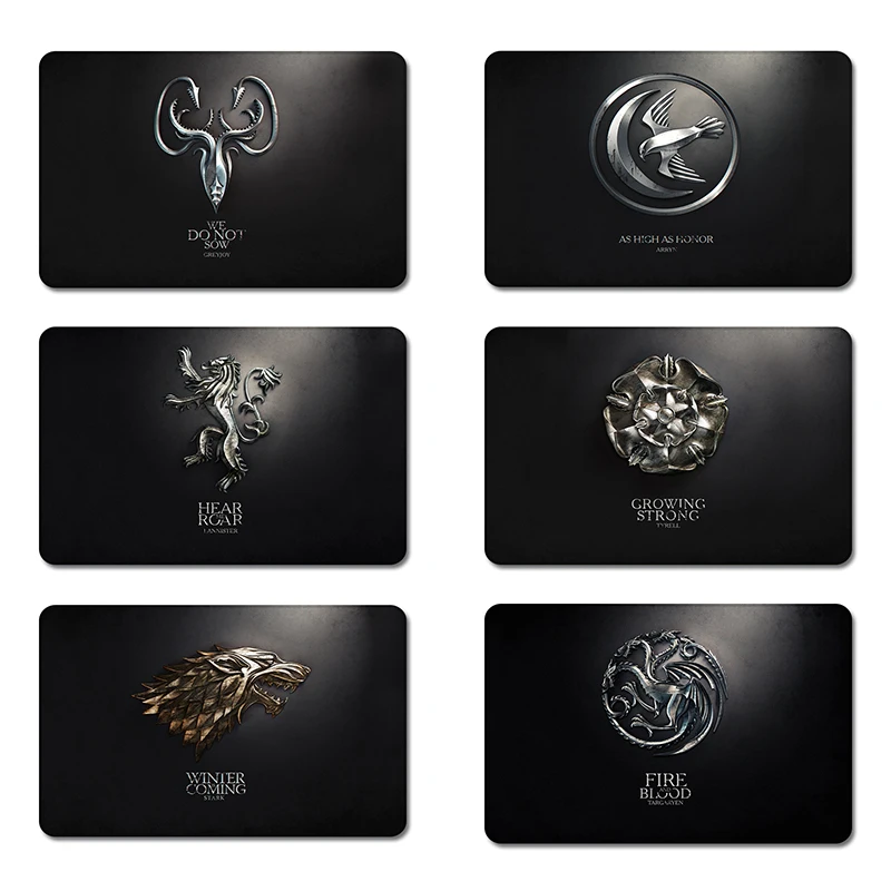 Семь царств Вестероса закат царства Игра престолов природа резиновый стол