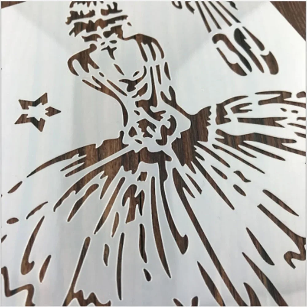 

Princess Girls Star Shaped Reusable Stencil Airbrush Painting Art Cake Spray Mold DIY Decor Crafts