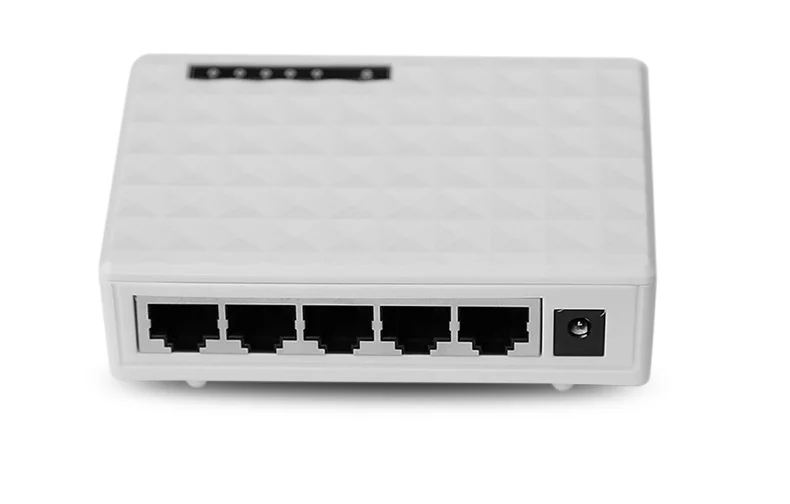 5 Порты и разъёмы 10/100/1000 м Ethernet сетевой коммутатор с белым Цвет | Компьютеры офис