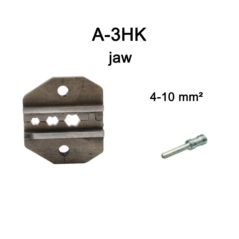 A0510 A1HK A2HK A3HK штампы наборы для HS FSE AM-10 обжимной Пилер обжимной станок один комплект изготовлен из проволочной резки инструмент челюсти - Цвет: A-3HK