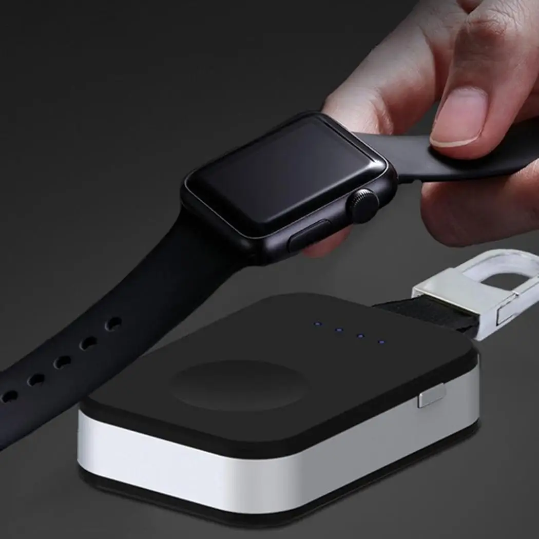 Для Apple Watch Зарядка сокровище часы брелок Мобильная мощность мини Беспроводная