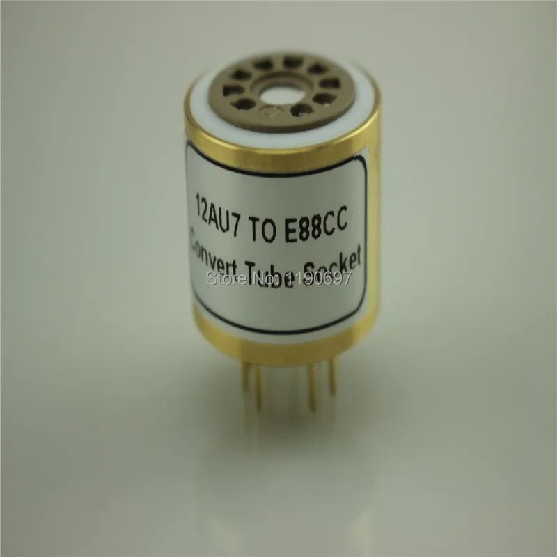 1 шт. 12AU7 12AX7 12AT7 ECC83(сверху) к ECC88 E88CC 6922(снизу) трубка DIY звуковая вакуумная трубка адаптер розетка конвертер