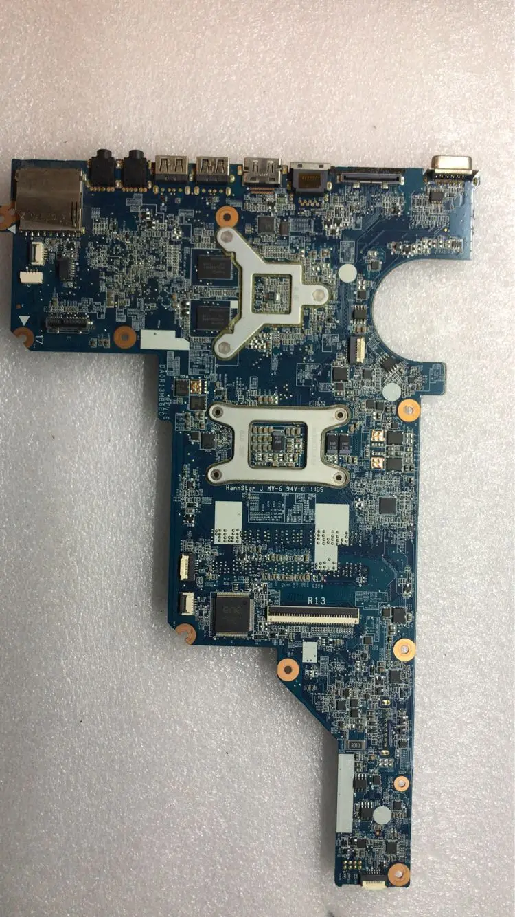 Abdo DA0R13MB6E0 для hp павильон G4 G6 G7 R13 636375-001 ноутбук материнская плата HM65 PGA989 DDR3 HD6470 1 ГБ тесты работы