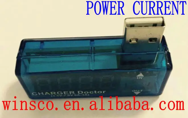 Цифровой USB мобильный мощность зарядки Ток Напряжение тестер метр мини зарядное