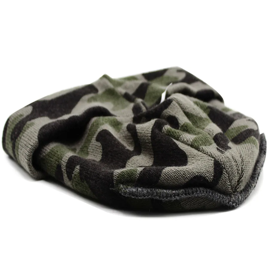 LIBERWOOD камуфляжная зимняя Лыжная вязаная шапочка 2-Way Camo мягкие шапочки Skullies