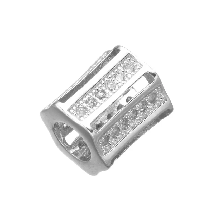 Новый бутик 10*8 мм 4 5 большое отверстие микрозакрепка кубический циркон