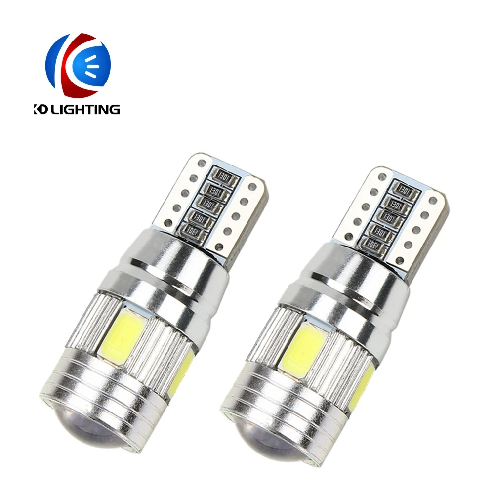KD 2 шт. X T10 LED W5W 194 168 5630 6SMD Canbus интерьерные светодиодные лампы без ошибок белый