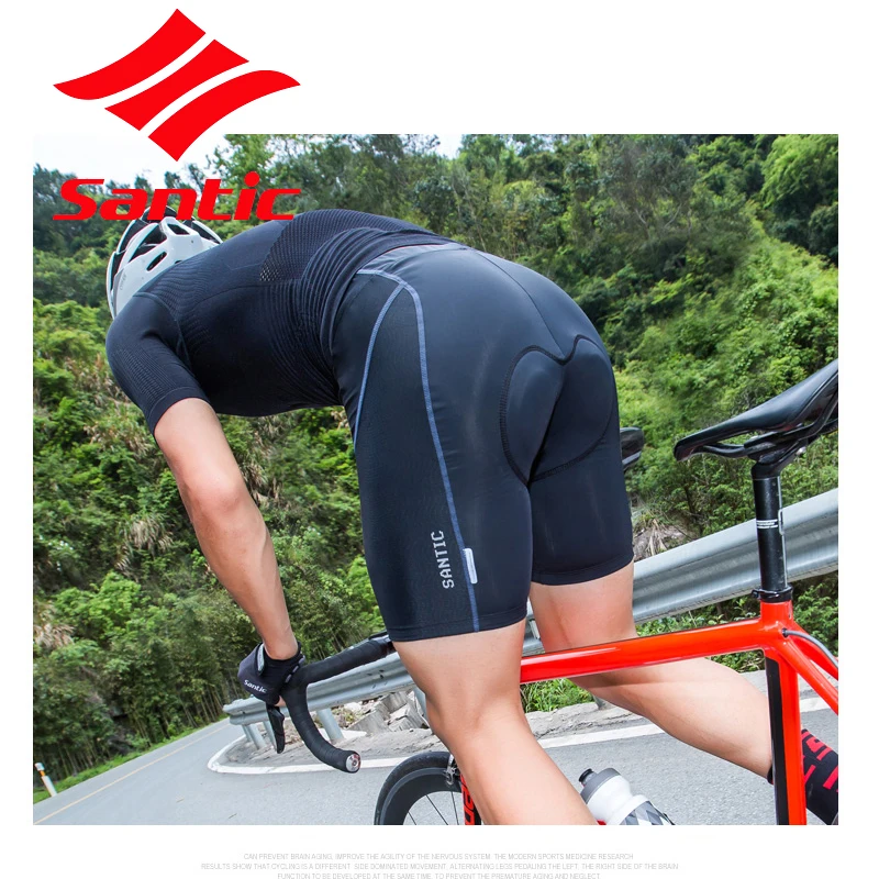 SANTIC Pro Team велосипедные шорты дышащие мужские колготки Спортивное нижнее белье |