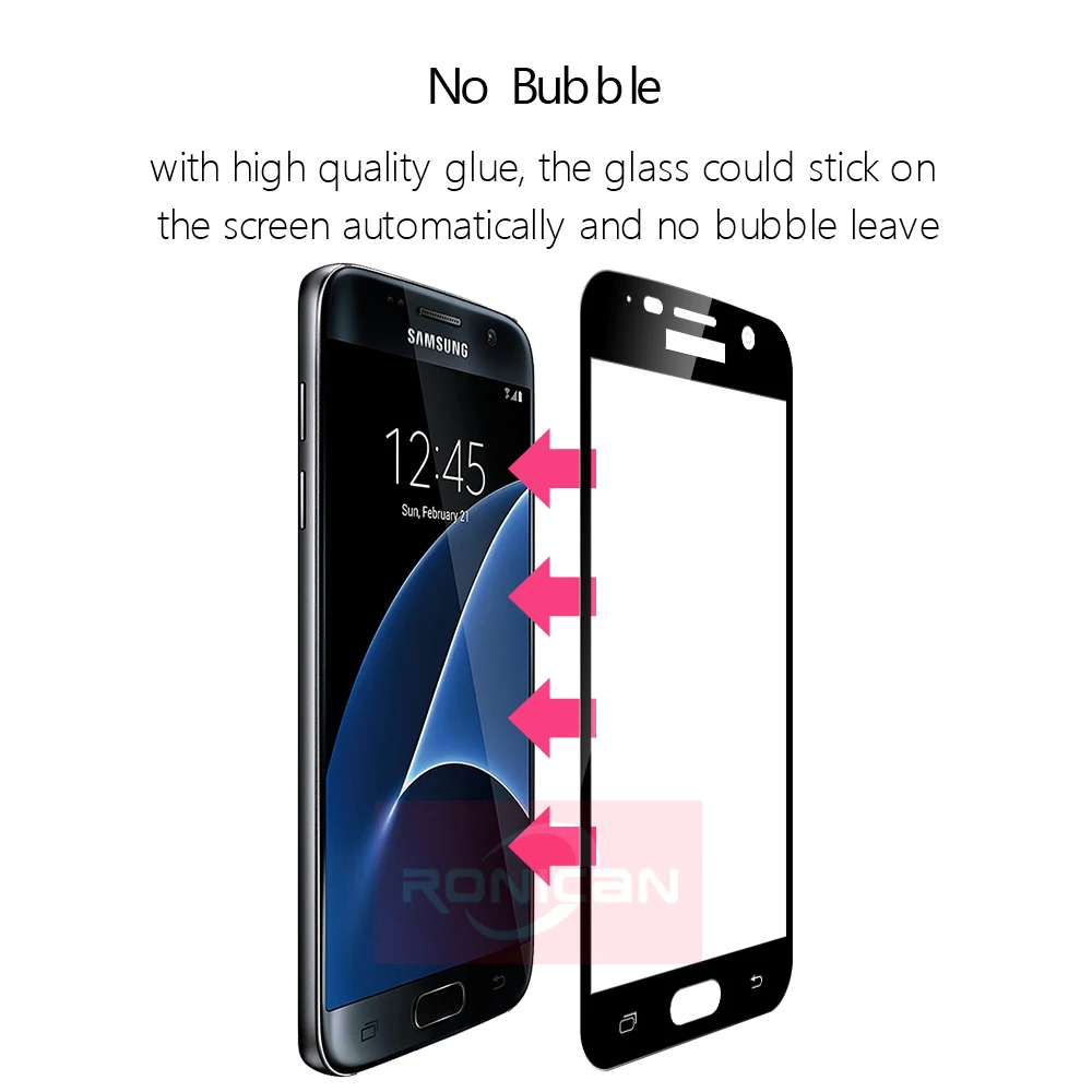 Закаленное стекло с покрытием всего экрана для Samsung Galaxy J3 J5 J7 2017 2016 A3 A5 on J2 Prime