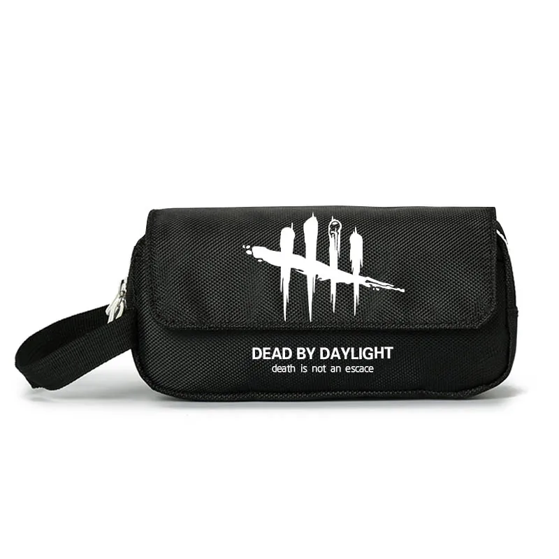 1 Большая сумка для хранения канцелярских принадлежностей с принтом игры Dead by Daylight, холщовые школьные сумки, органайзер для косметики - Цвет: 1