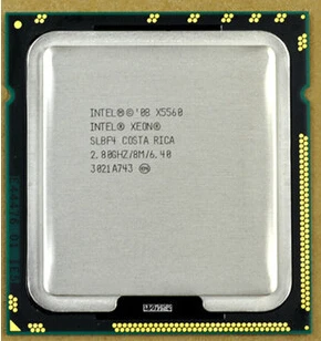 Центральный процессор lntel Xeon X5560 четыре ядра LGA 1366 2 8 ГГц/95 Вт/8 Мб кэш памяти (100%