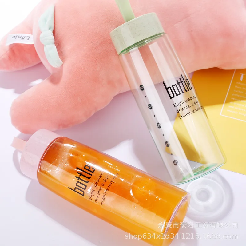 Новинка BPA бесплатная бутылка для воды пластиковый спортивный скраб герметичная