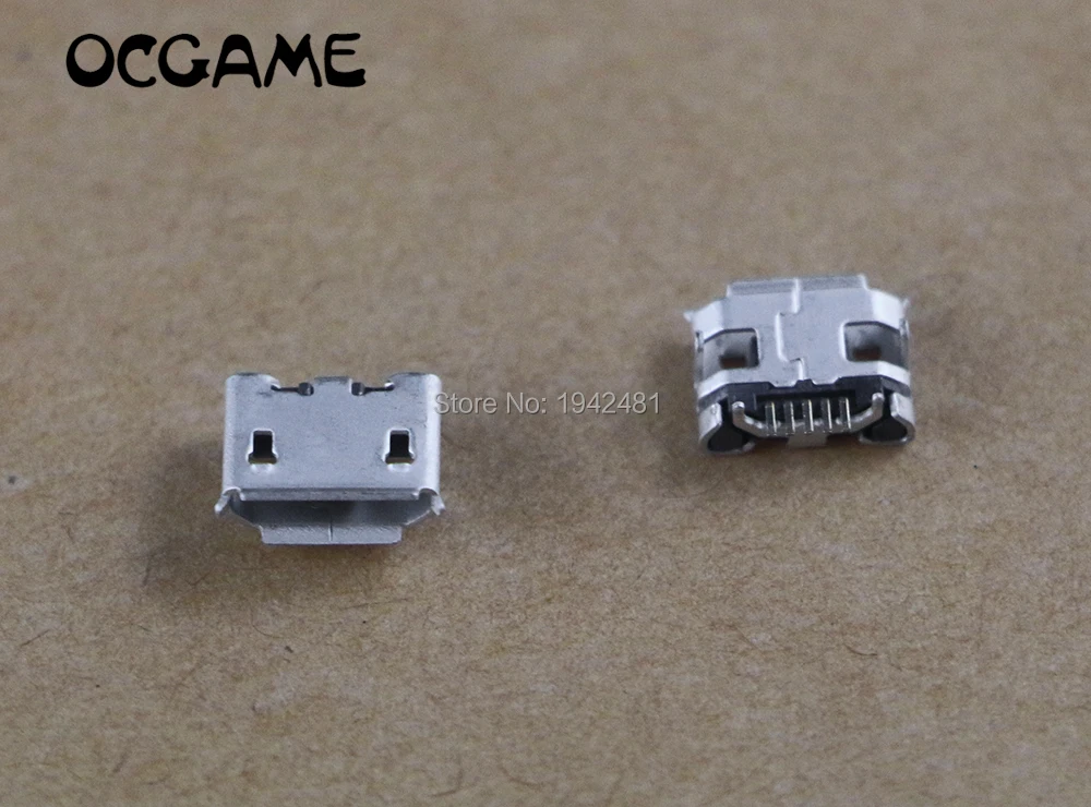 

OCGAME 10pcs/lot mini 5pin long pin usb socket usb charger socket 5 pin For PS4 Wireless Controller