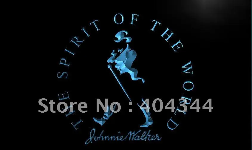 LE189 Johnnie Walker Spirit of the world неоновая вывеска для домашнего декора|Таблички и знаки| |