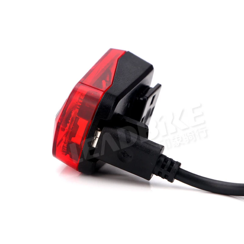 LEADBIKE Новый USB Перезаряжаемый супер яркий водонепроницаемый защитный задний фонарь для велосипеда высокая