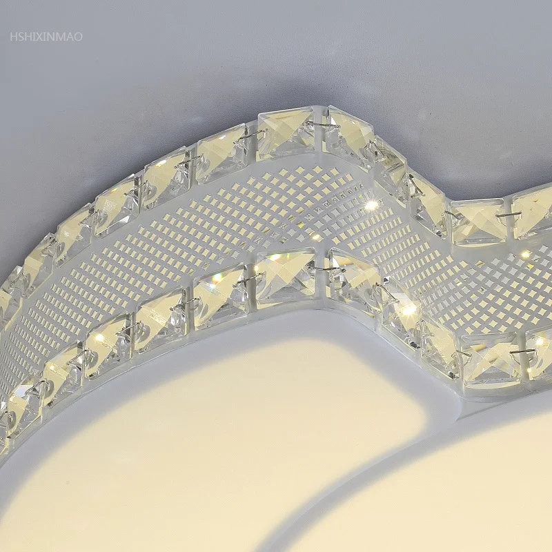 Светодиодный потолочный светильник искусство Хрустальный вихревой для гостиной