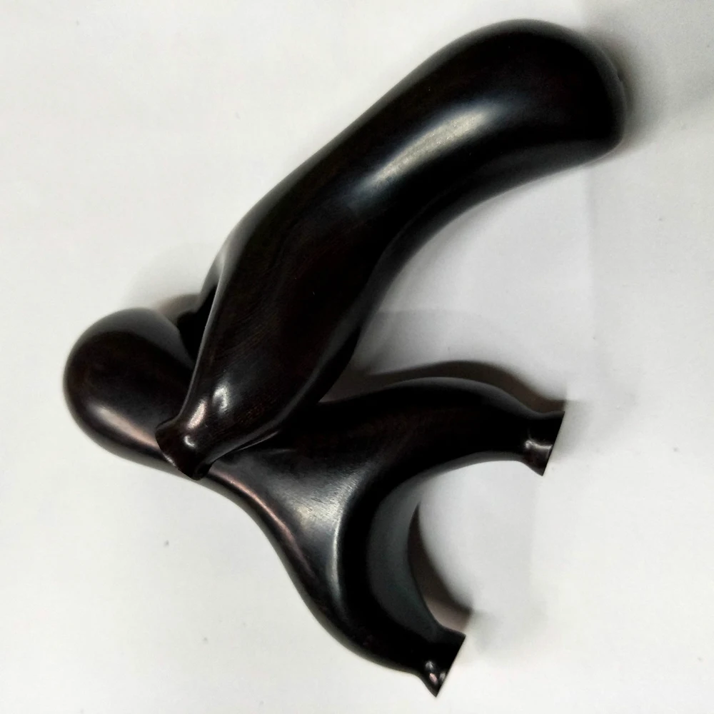 

Wooden Octagon Purple Sandalwood Slingshot Recurve Slingshot Use Flat Rubber Band for Outdoor Archery Hunting Shooting