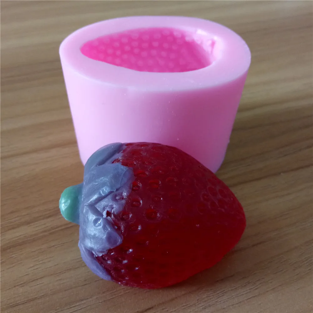 ЗД Стравберры силиконовые формы молды форма для мыла|silicone mold|soap moldfruit silicone mold |