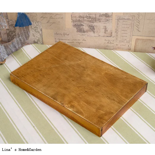 Простой дизайн Винтажный стиль прямоугольный деревянный поднос|wood serving tray|serving