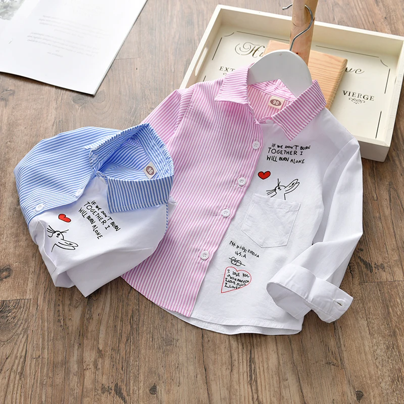 Рубашки для маленьких мальчиков Новинка 2019 года модная однобортная одежда в