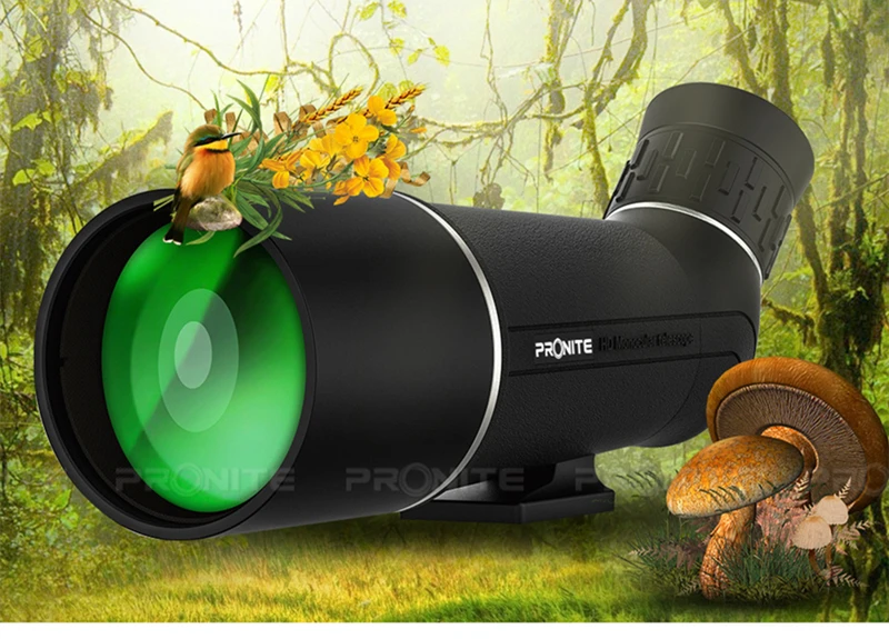 20X60 Профессиональный охотничий монокулярный прибор наблюдения телескоп Оптическое стекло портативный водонепроницаемый бинокль шпионский монокль