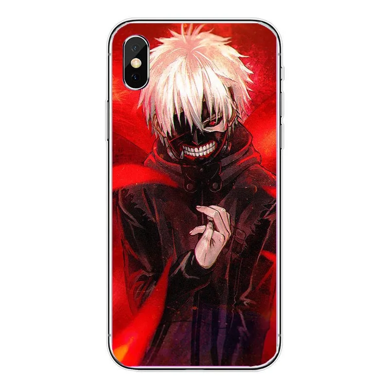 Чехол для телефона с японским Аниме Tokyo Ghoul чехол iPhone Xs XR XS Max 8 7 6 6splus 5 5S SE 4S аниме |