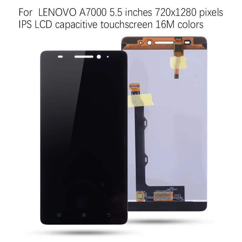 5 &quotОригинальный ЖК для Lenovo A7000 дисплей сенсорный экран с рамкой дигитайзер