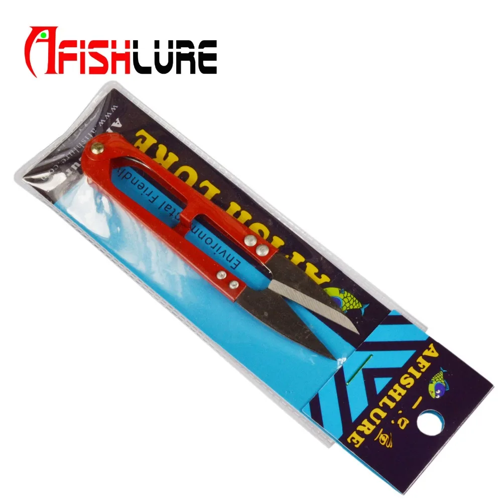 Afishlure Малый Рыбалка Ножницы U Форма инструмент 10.5 см Портативный инструмента