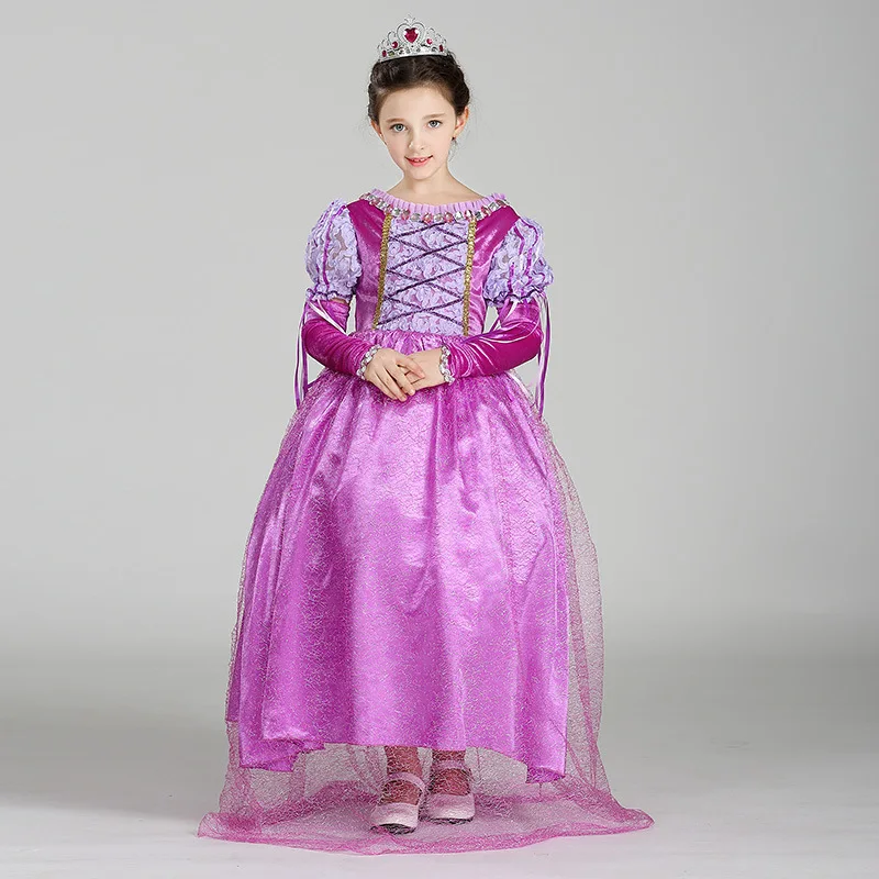 Princess Sophia Cosplay Costume Children's Purple Fashion Cute Formal Dress Full Set Outfits Halloween Party High Quality |