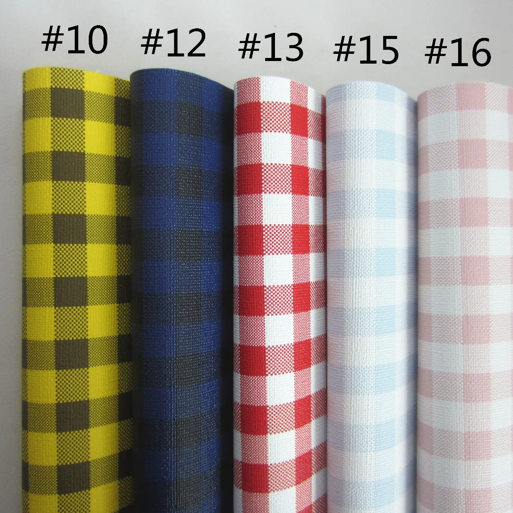 A4 лист " x 11,8" GinghamTarten Искусственная кожа кожзам из искусственной кожи ткань для кланяется сумки DIY ремесло проекта 1 шт. F0426