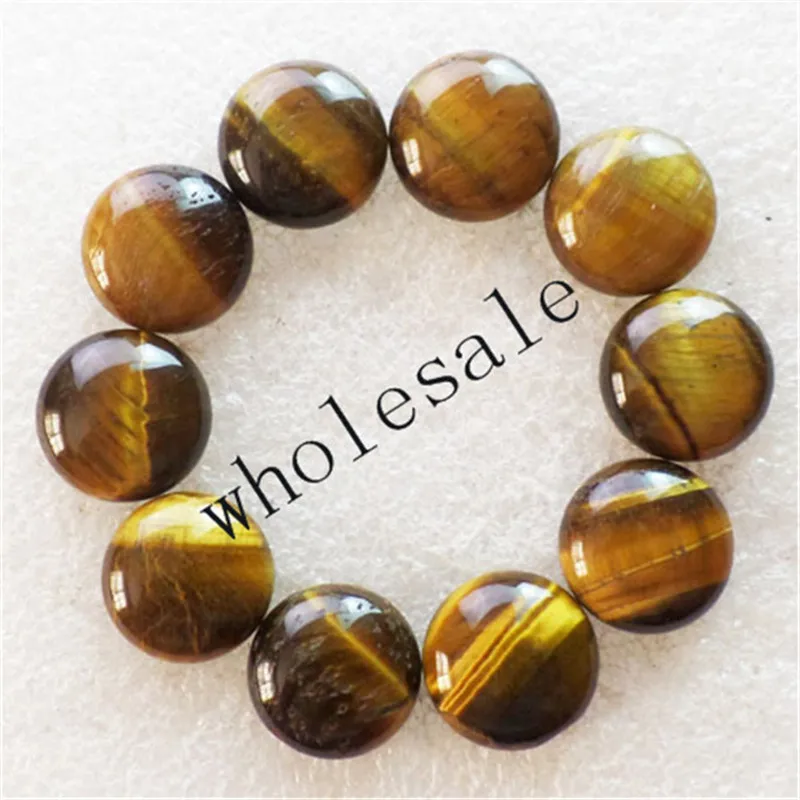(12 шт./лот) оптовая продажа камень тигровый глаз круглый кабошон 16 мм Бесплатная