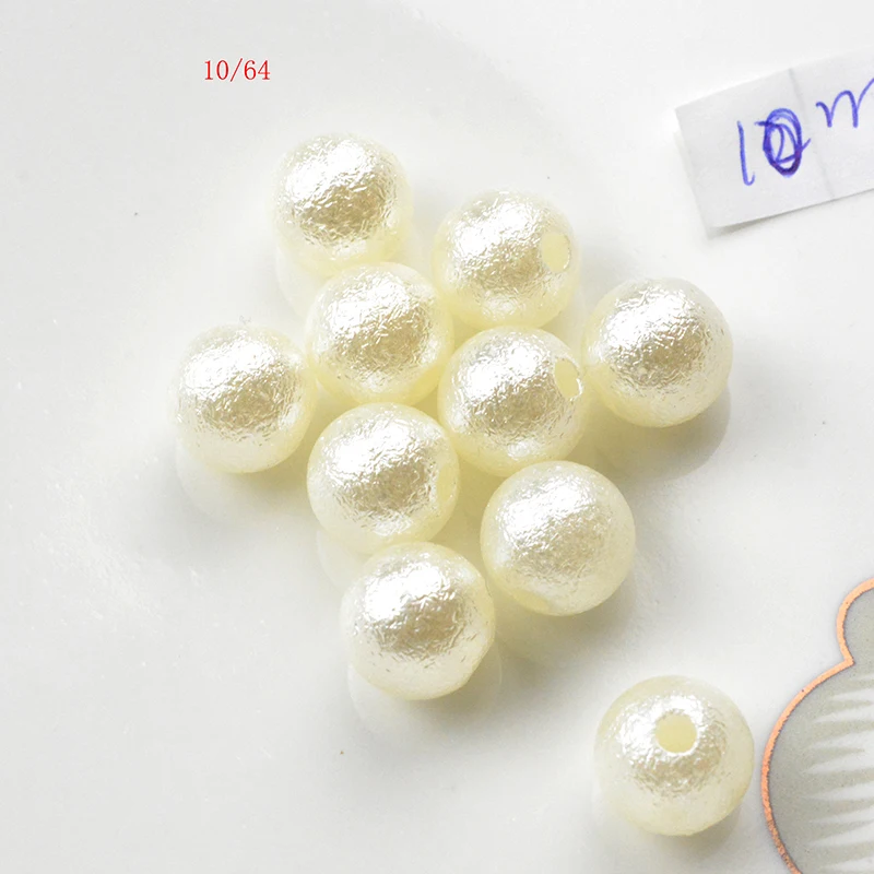 FLTMRH 10pcs10mm Res in ABS Imi tation Pearls Цветочная плоская спина кабошон жемчуг для украшения