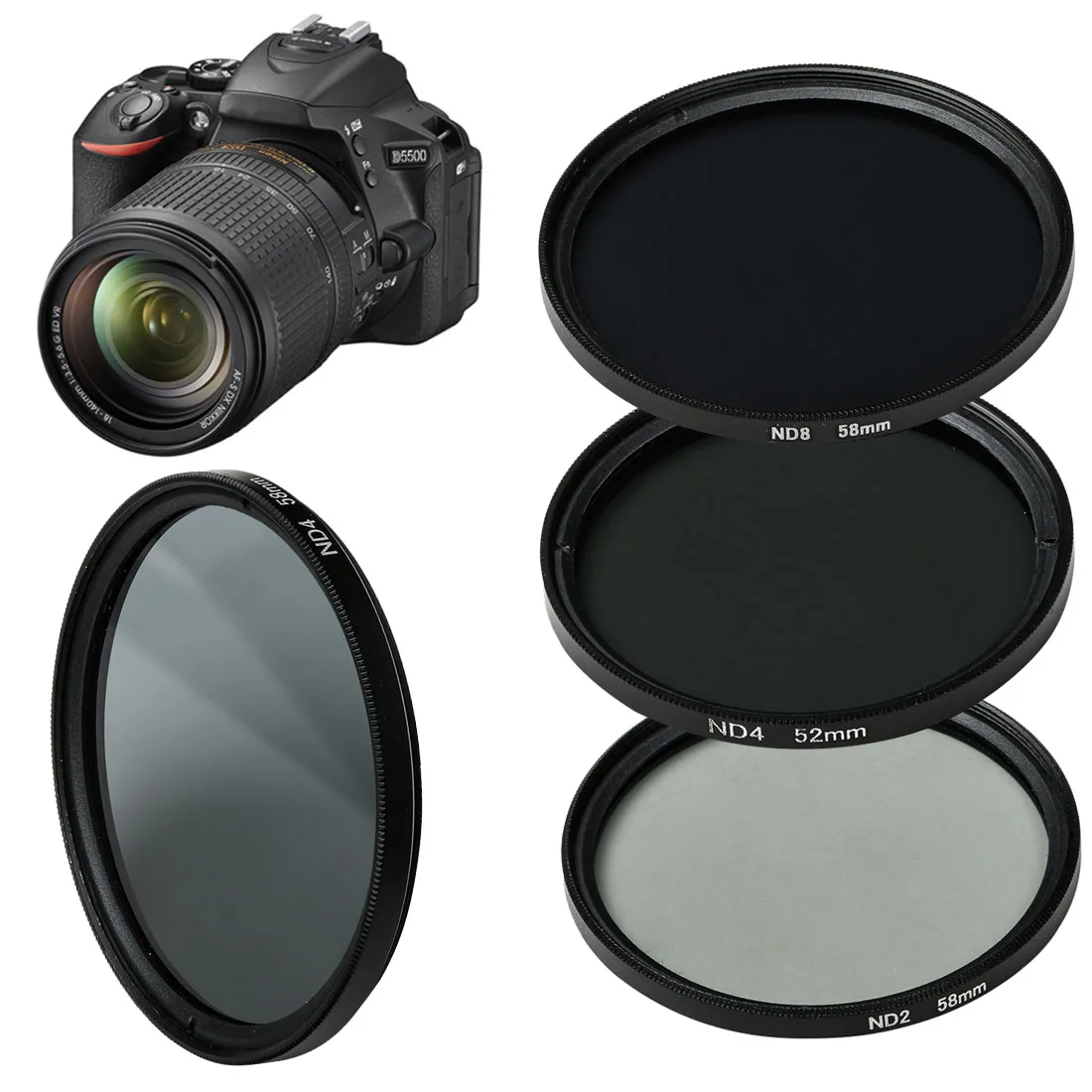 Универсальный фильтр для камеры Canon Nikon Sony 49 мм 52 55 58 62 67 72 77 мм|Фотофильтры