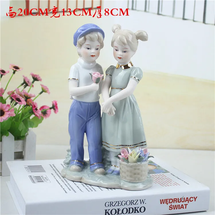 Керамические Куклы для девочек любит домашний декор украшение комнаты Детские