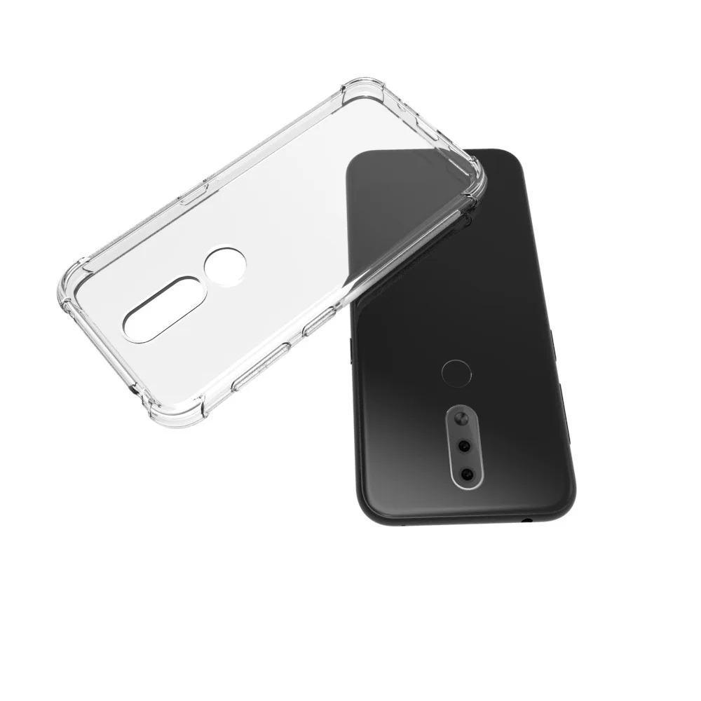 Противоударный чехол для Nokia 8 3 7 2 6 3.1C 3.1A 4 X71 X7 X5 5 1 Plus мягкий прозрачный