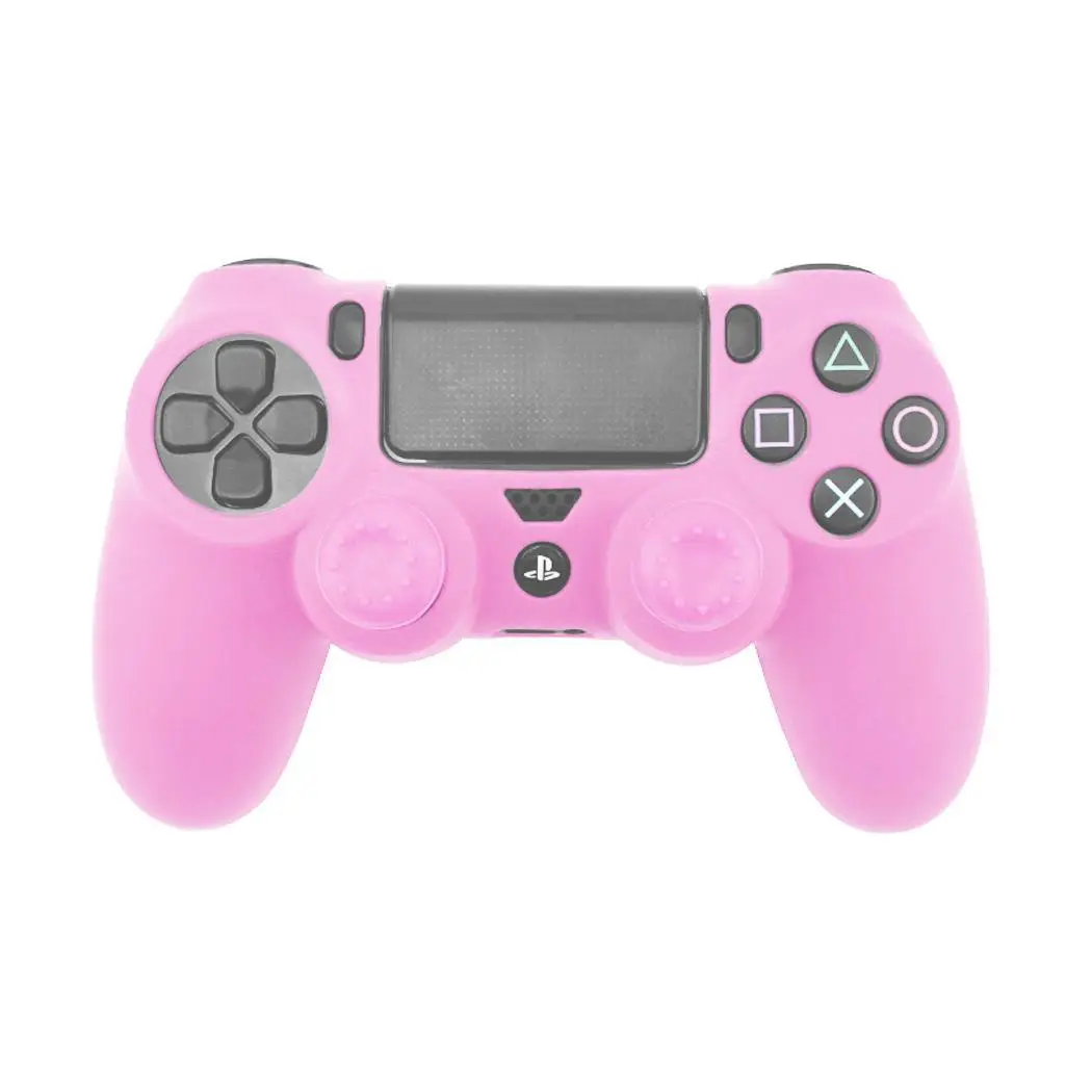 Мягкий силиконовый чехол для PS4 Pro с тонкими ручками Защитный Твердый захват