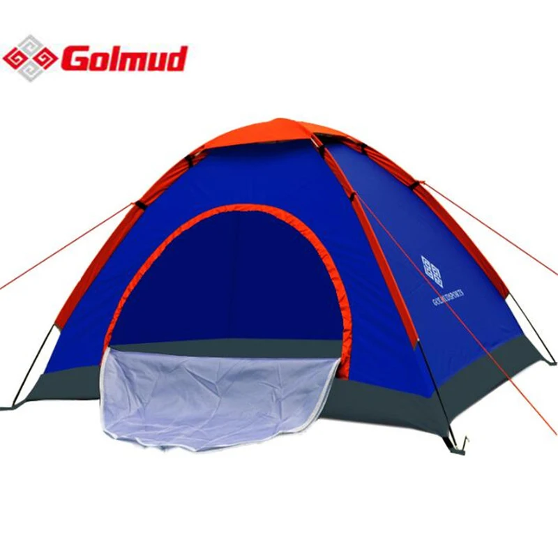 Golmud один человек палатка Открытый Кемпинг Палатка комплект стекловолокна полюс