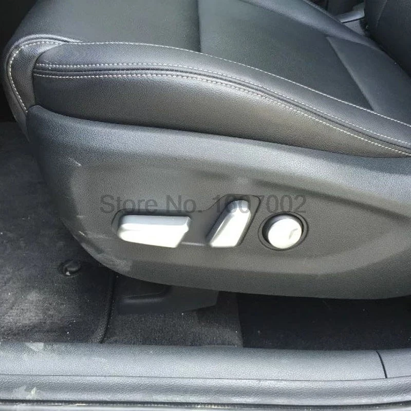 

ABS Chrome Car Interior Front Seat Control Adjustment Button Switch Molding Trim Cover For Sportage kx5 2016