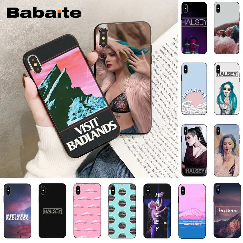 Babaite Badlands Halsey красочные милые аксессуары для телефона чехол iPhone X XS MAX 6 6S 7 7plus 8 8Plus 5