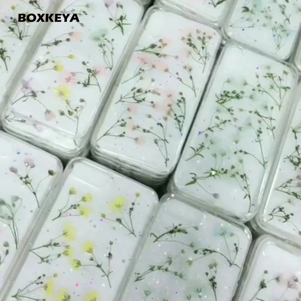 2019 новейшие DIY настоящие сухие цветы чехлы для iPhone Xs Max XR X 6 S 7 8 Plus ручной работы