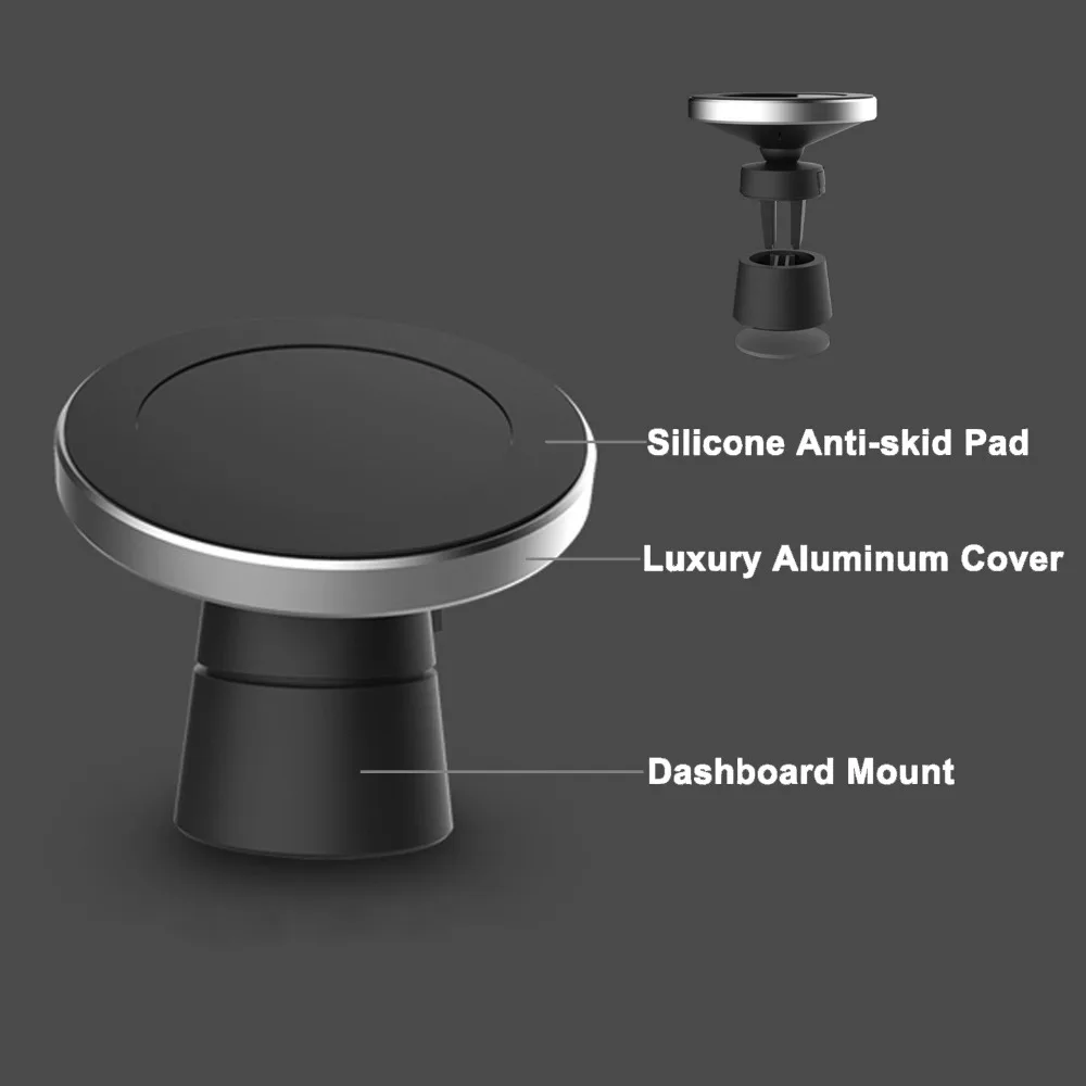 360 Qi Wireless Car Charger Holder Magnetic Air Vent Mount Dock for iPhone XS MAX 8 Plus SAMSUNG S10+ S9 S8 S7 Edge Note 9 | Мобильные