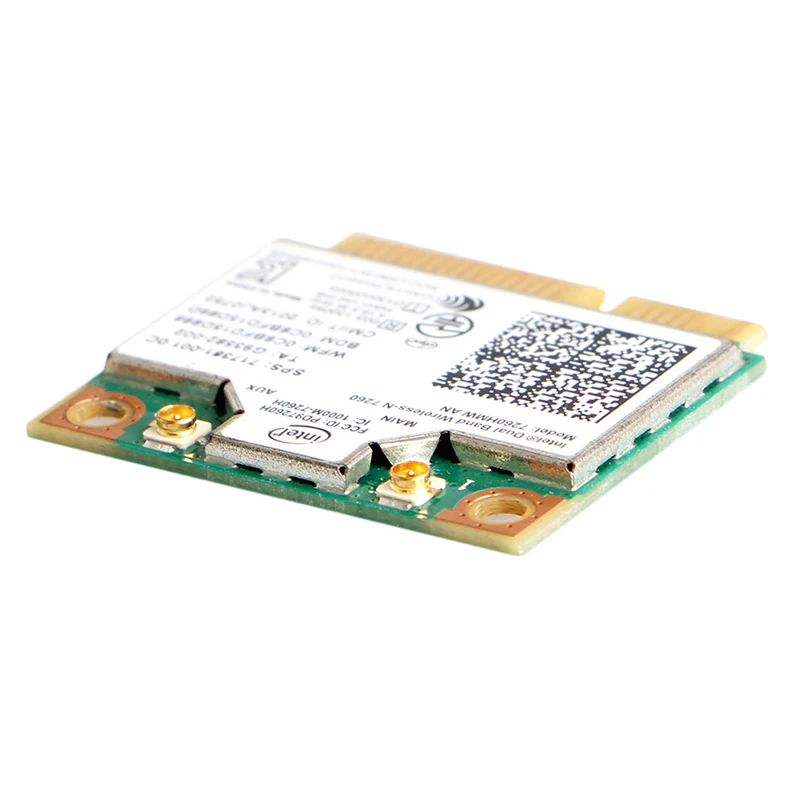 Intel 7260HMW двухдиапазонная беспроводная + Bluetooth 4 0 мини PCI-E WLAN карта C26 | Компьютеры и