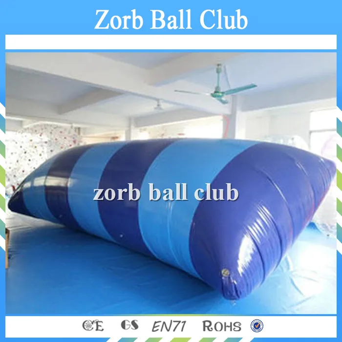 

Free Shipping Fascinating Inflatable Blob Jump With 0.9mm Thickness PVC Tarpaulin, Jumping Pillow, Water Air Bag