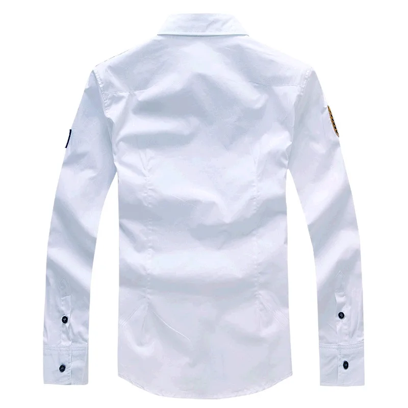FFXZSJ брендовая мужская рубашка в стиле милитари с длинным рукавом Slim fit camisa masculina хаки рубашка цвета хаки Высококачественная Мужская рубашка