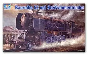 Паровой паровоз Trumpeter 1/35 модель 00210 Bavarian BR52|steam locomotive|trumpeter 1/351/35 scale |